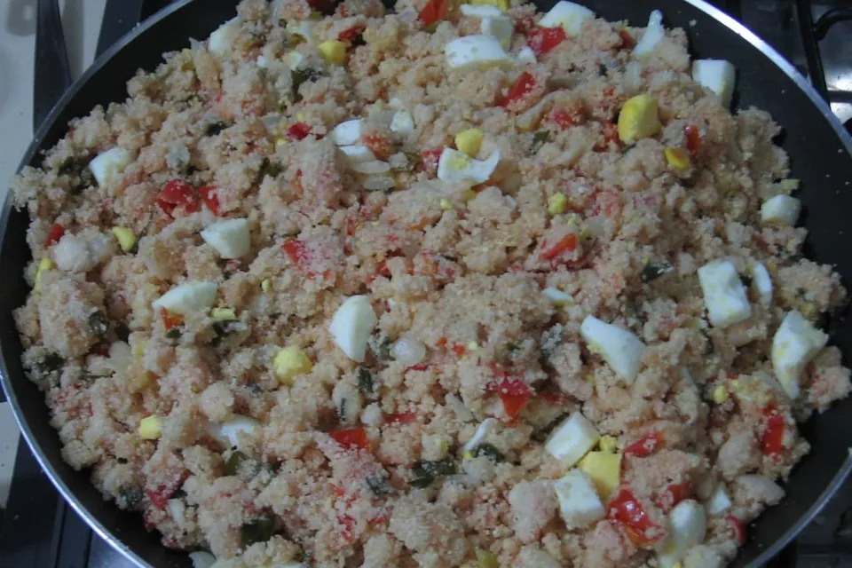 Farofa Temperada