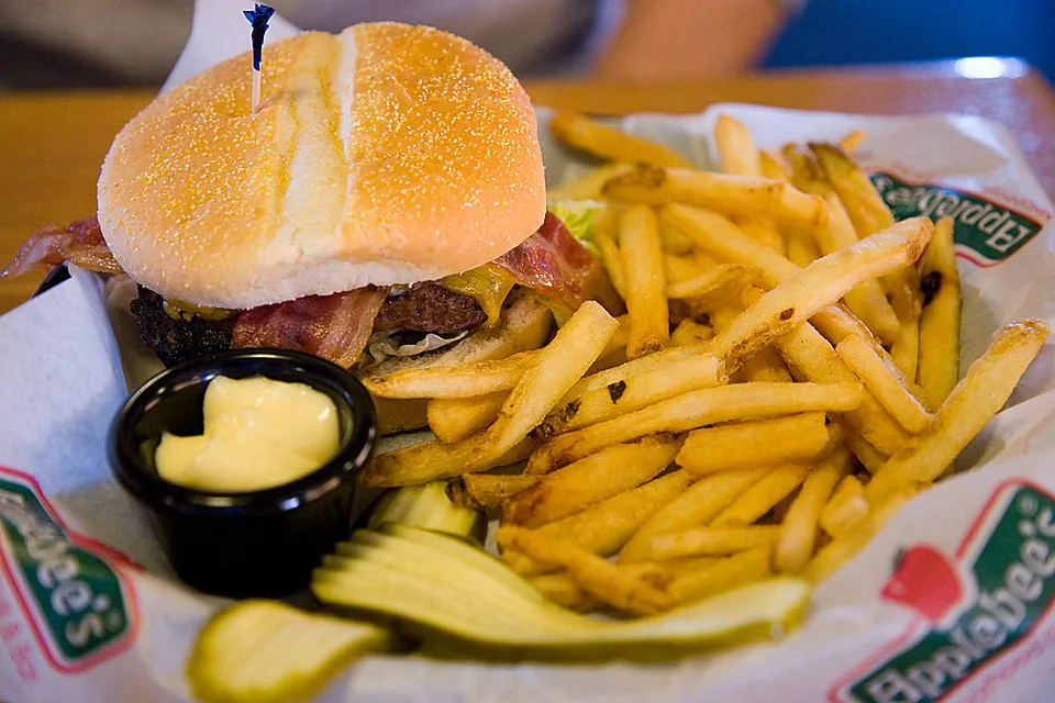 100% Angus Bacon Cheeseburger at Applebee's