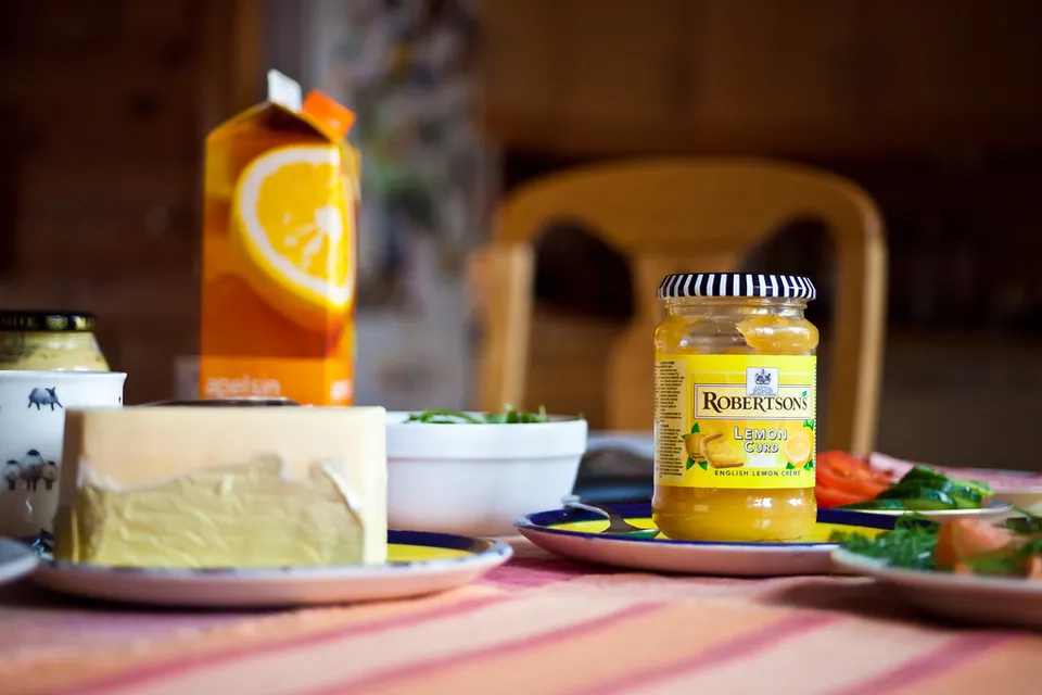 Breakfast table