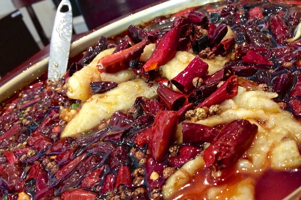 Fish stew at Dainty Sichuan Food in South Yarra
